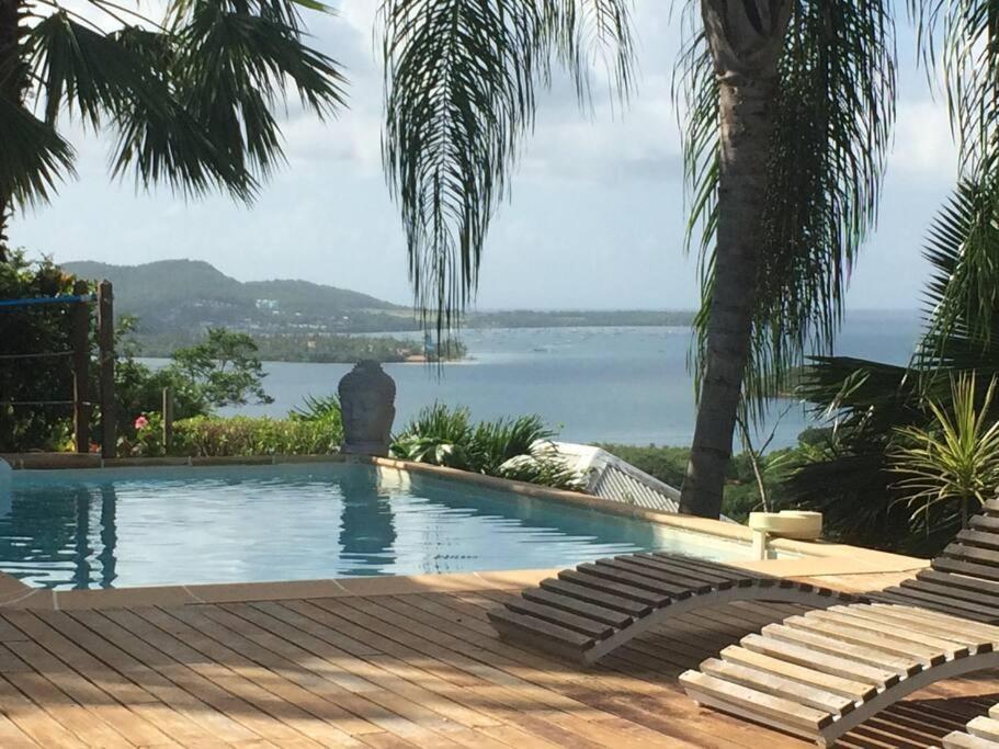 La Charmante Villa Coco Avec Magnifique Vue Mer Le Marin Eksteriør bilde