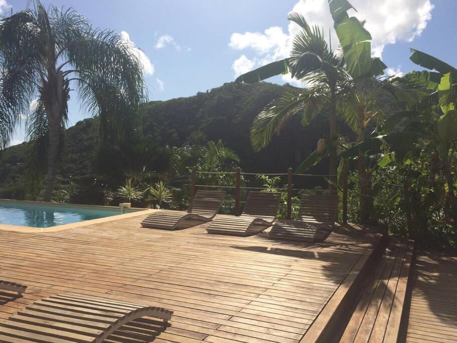 La Charmante Villa Coco Avec Magnifique Vue Mer Le Marin Eksteriør bilde